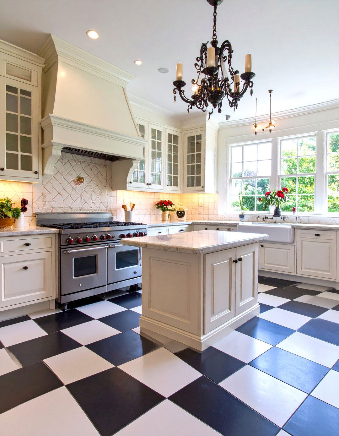 A Geometric Tiled Kitchen - 30 1920s interior design ideas