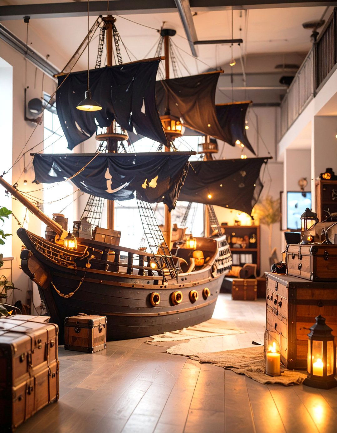 A Ghostly Pirate Ship Adventure - 30 office halloween ideas
