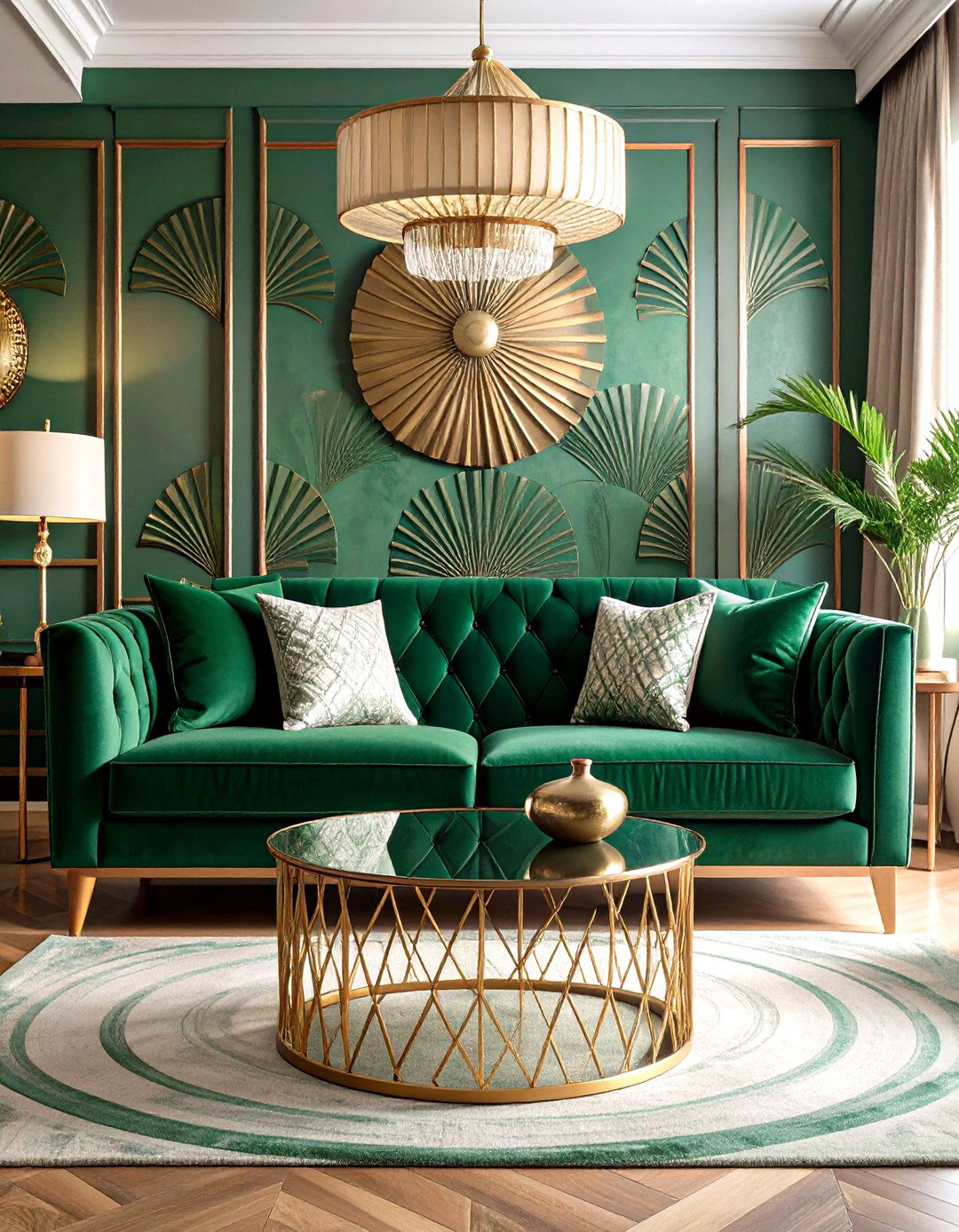 A Glamorous Art Deco Small Living Room - 30 ideas for small living room