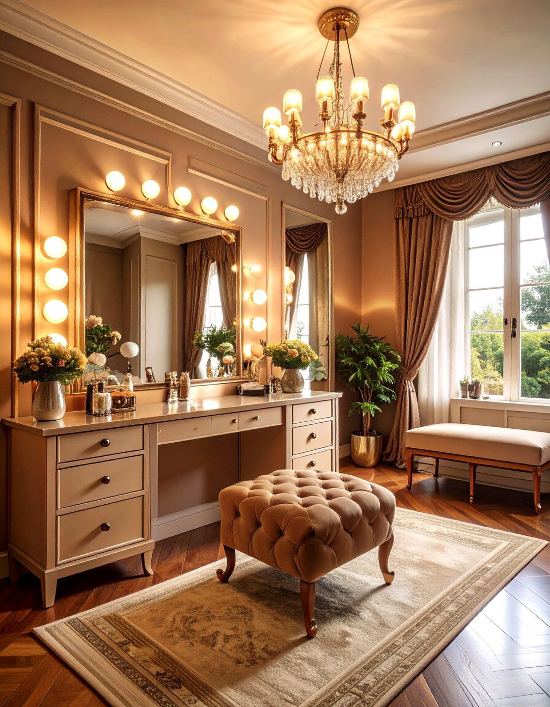 A Glamorous Dressing Room - 30 1920s interior design ideas