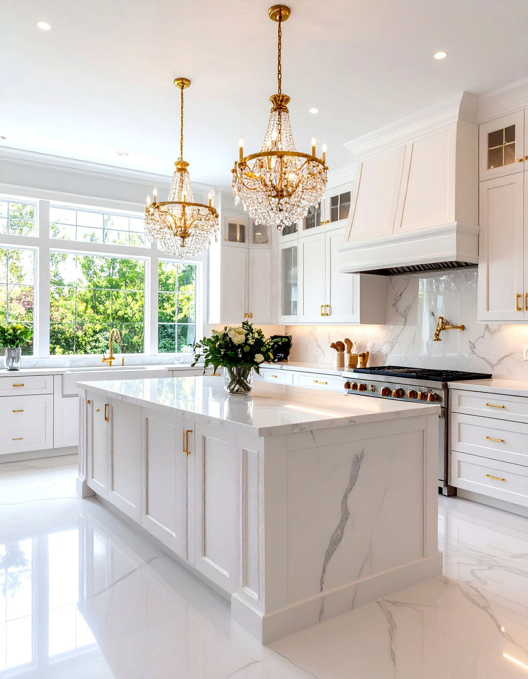 A Glamorous Hollywood Regency Kitchen - 30 kitchen renovations ideas