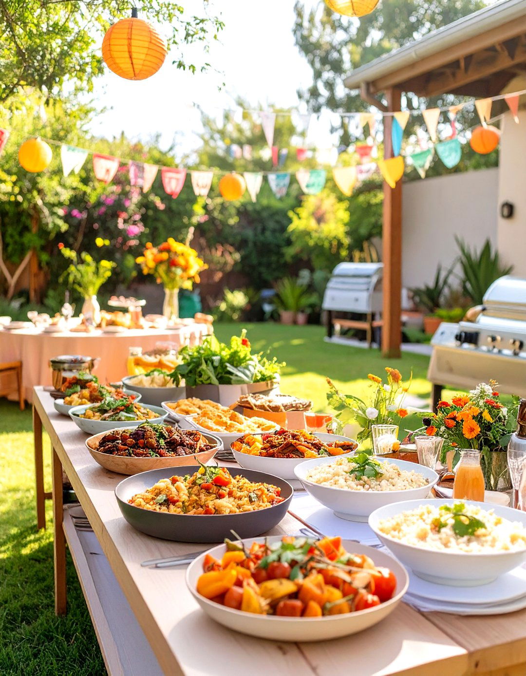 A Global Food Tour Party - 30 outdoor party ideas