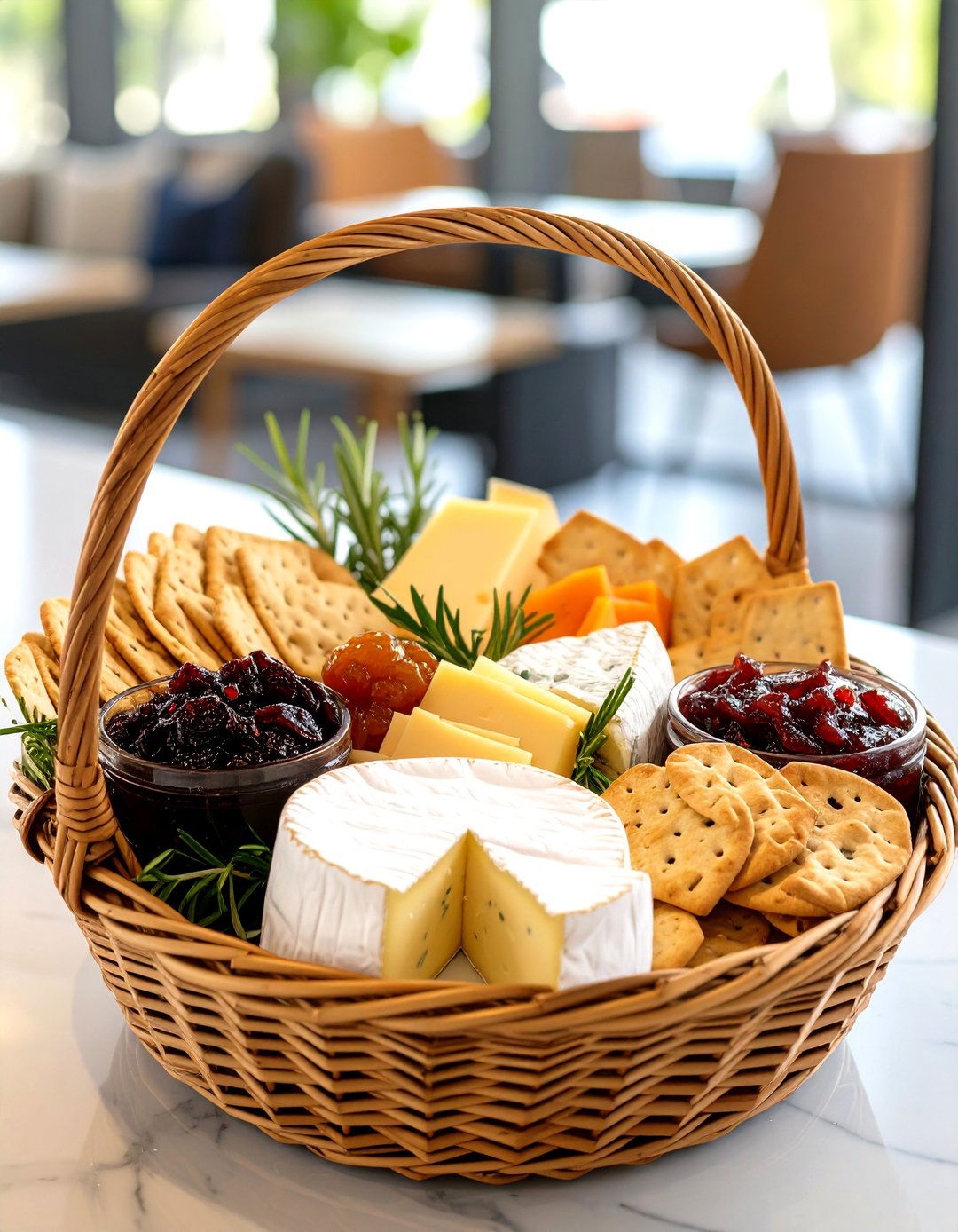 A Gourmet Food Basket - 30 office  gift ideas