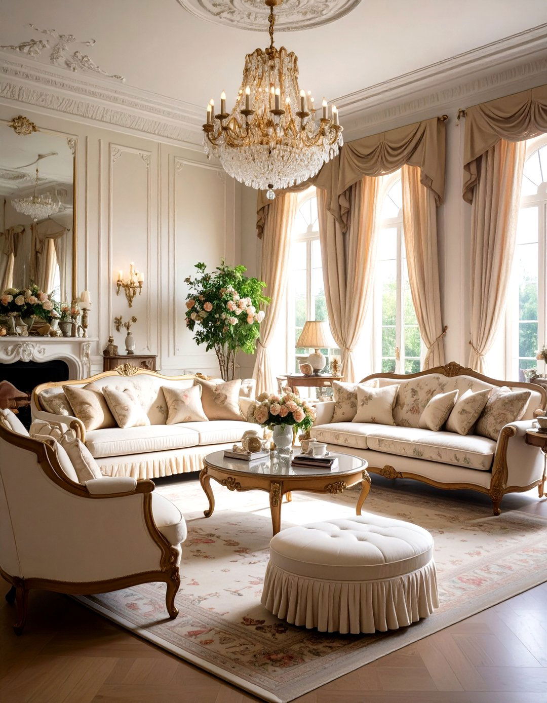 A Grandmillennial Formal Living Room - 30 formal living room ideas