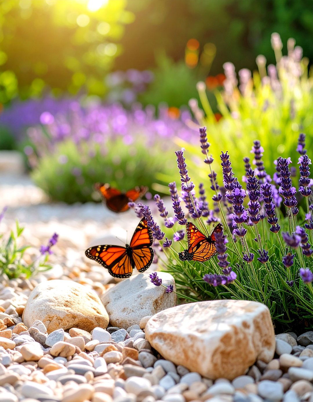 A Gravel Garden for Basking Butterflies - 30 butterfly garden ideas