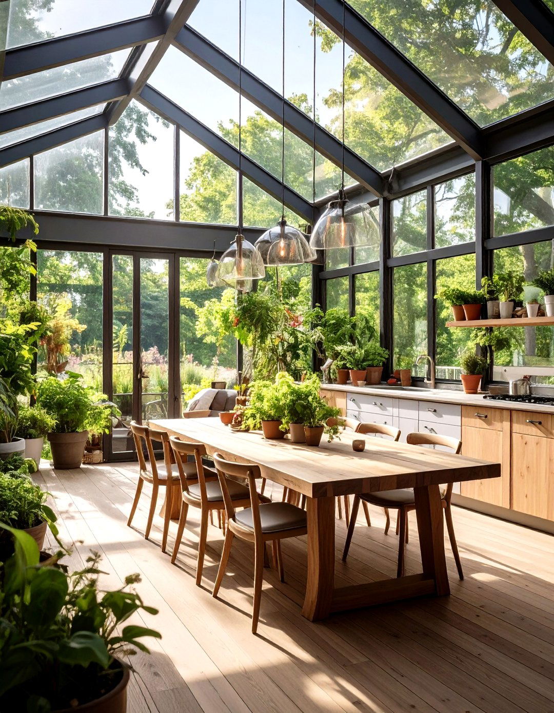 A Greenhouse Style Kitchen Dining Extension - 30 eat in kitchen ideas