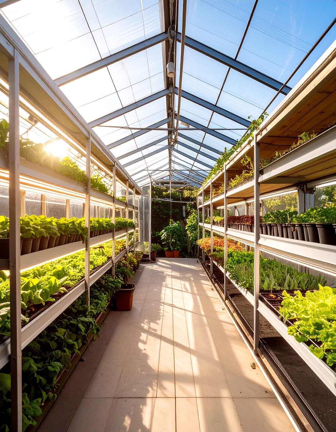 A Greenhouse and Indoor Garden Garage - 30 garage renovation ideas