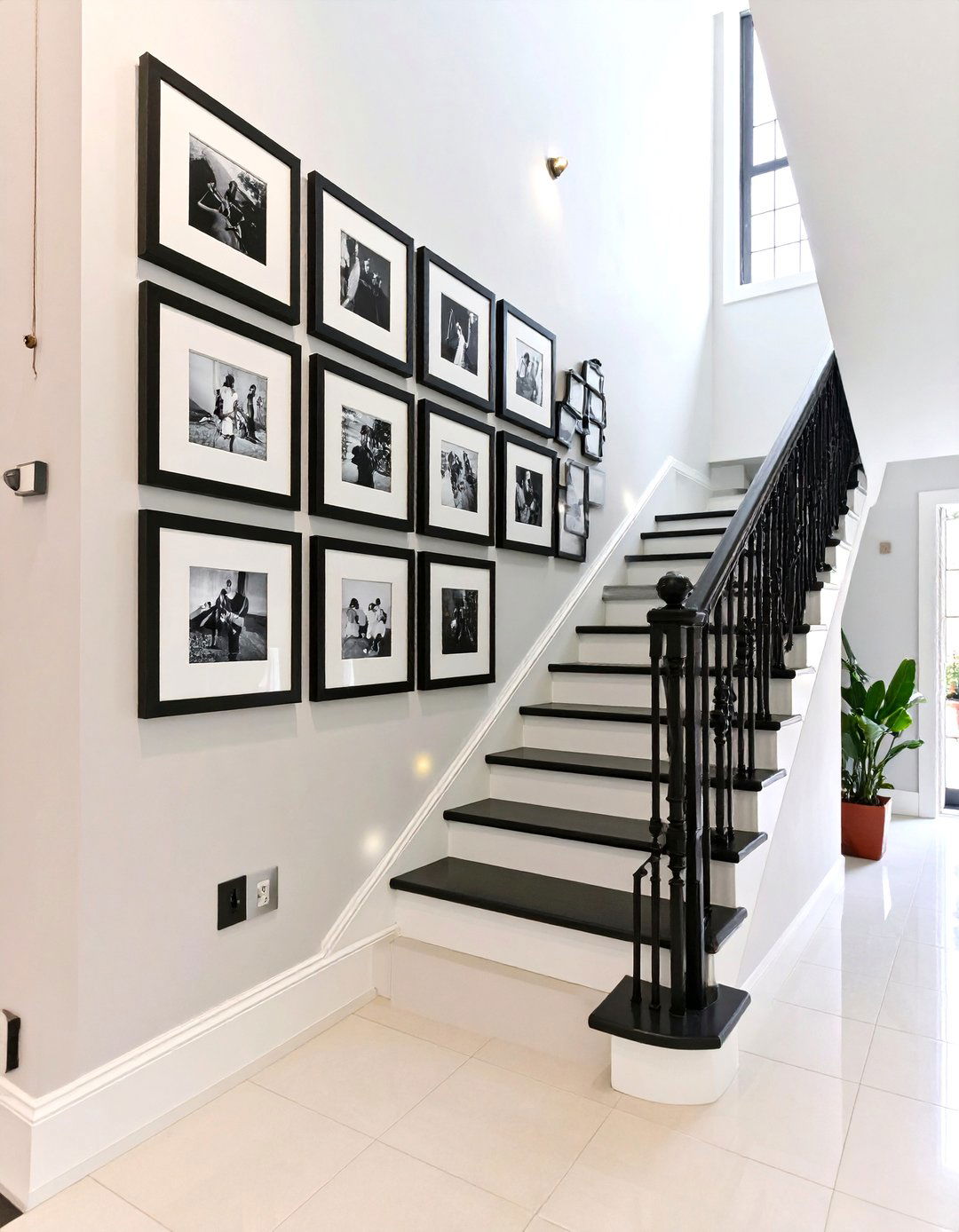 A Grid of Identical Framed Photos - 30 repetition in interior design ideas
