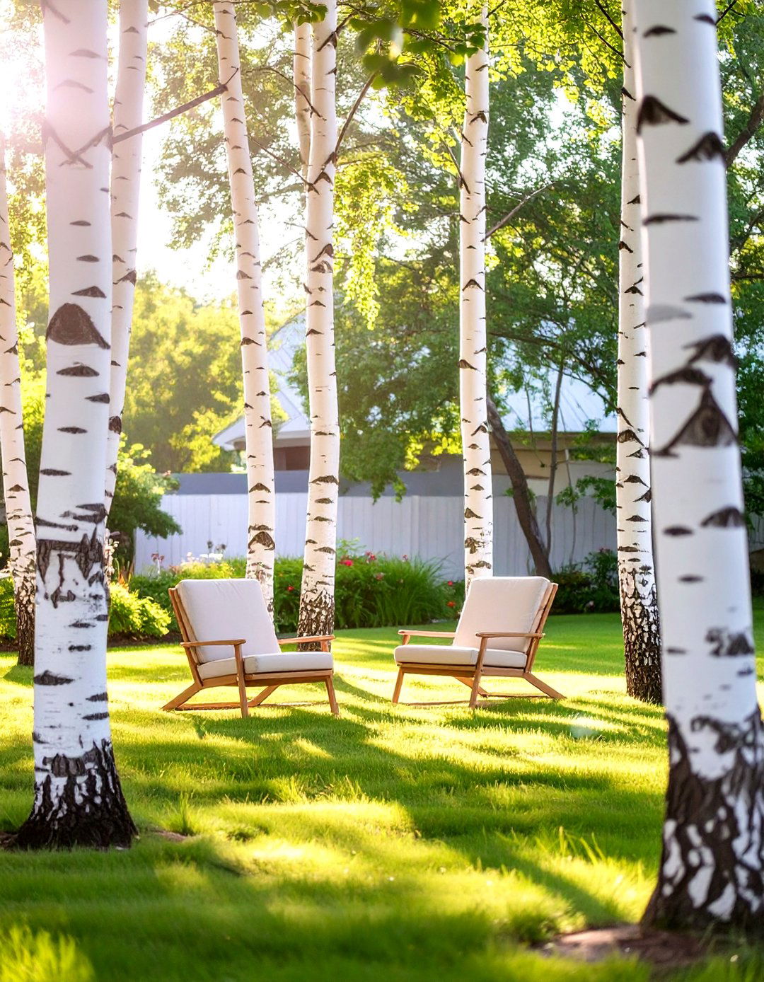 A Grove of Tall Slender Trees - 30 backyard shade ideas