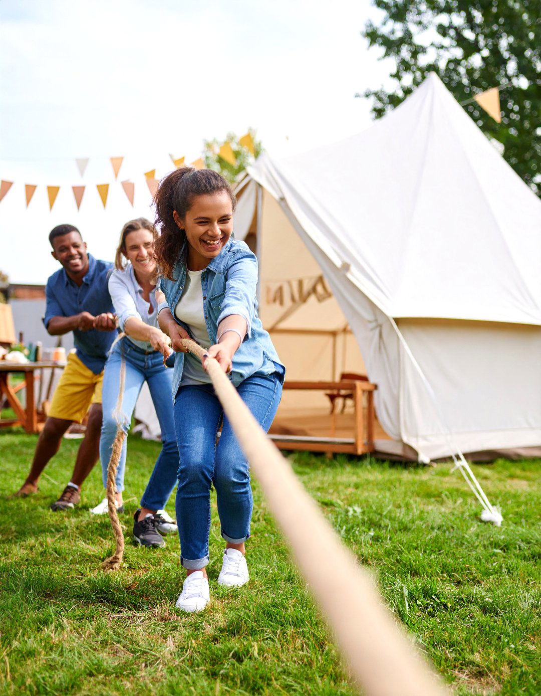 A Grown Up Summer Camp - 30 backyard birthday party ideas