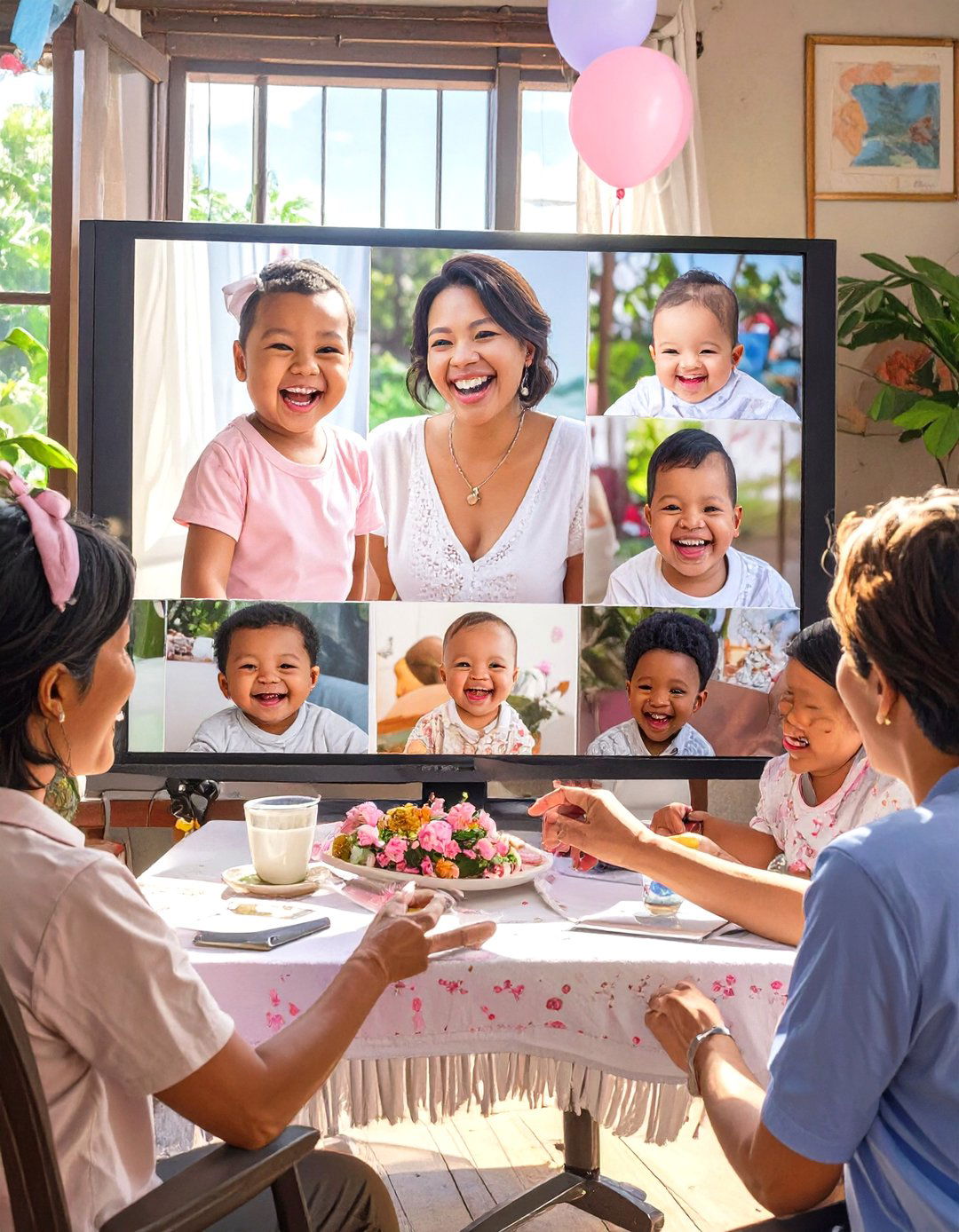 A Guess the Baby Photo Game - 30 virtual baby shower ideas
