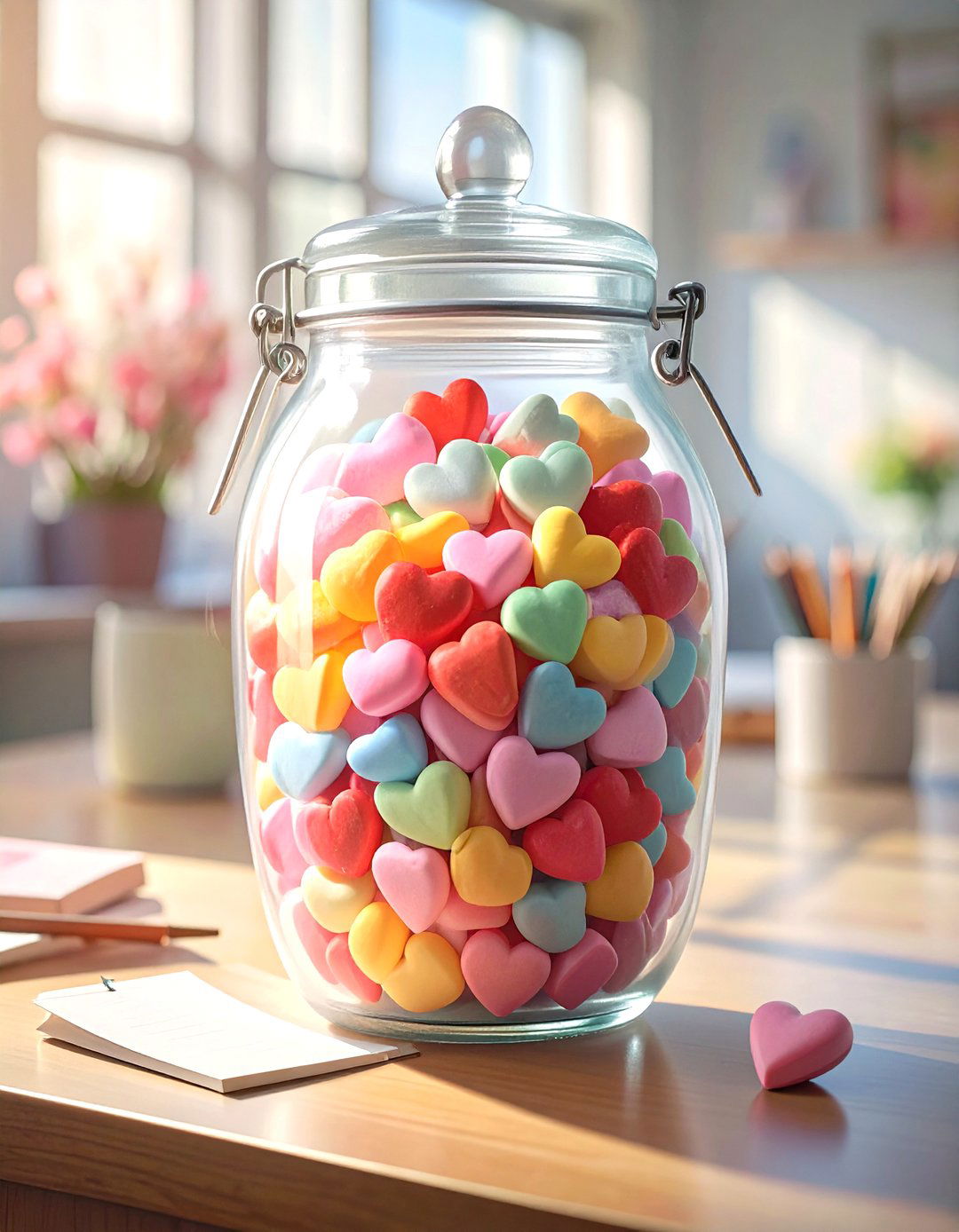 A Guess the Candy Jar - 30 office valentines day ideas