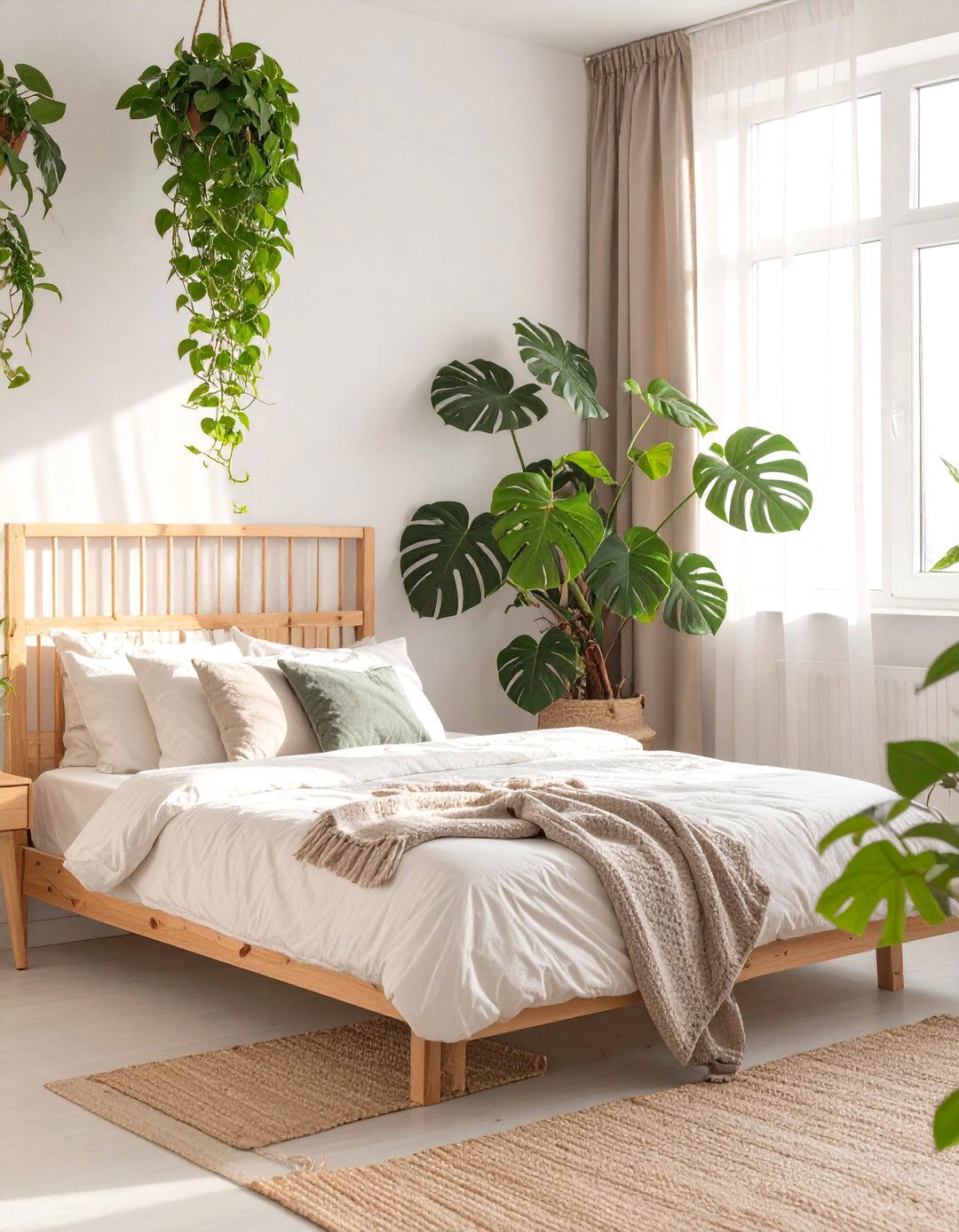 A Guest Bedroom with a Touch of Greenery - 30 modern guest bedroom ideas