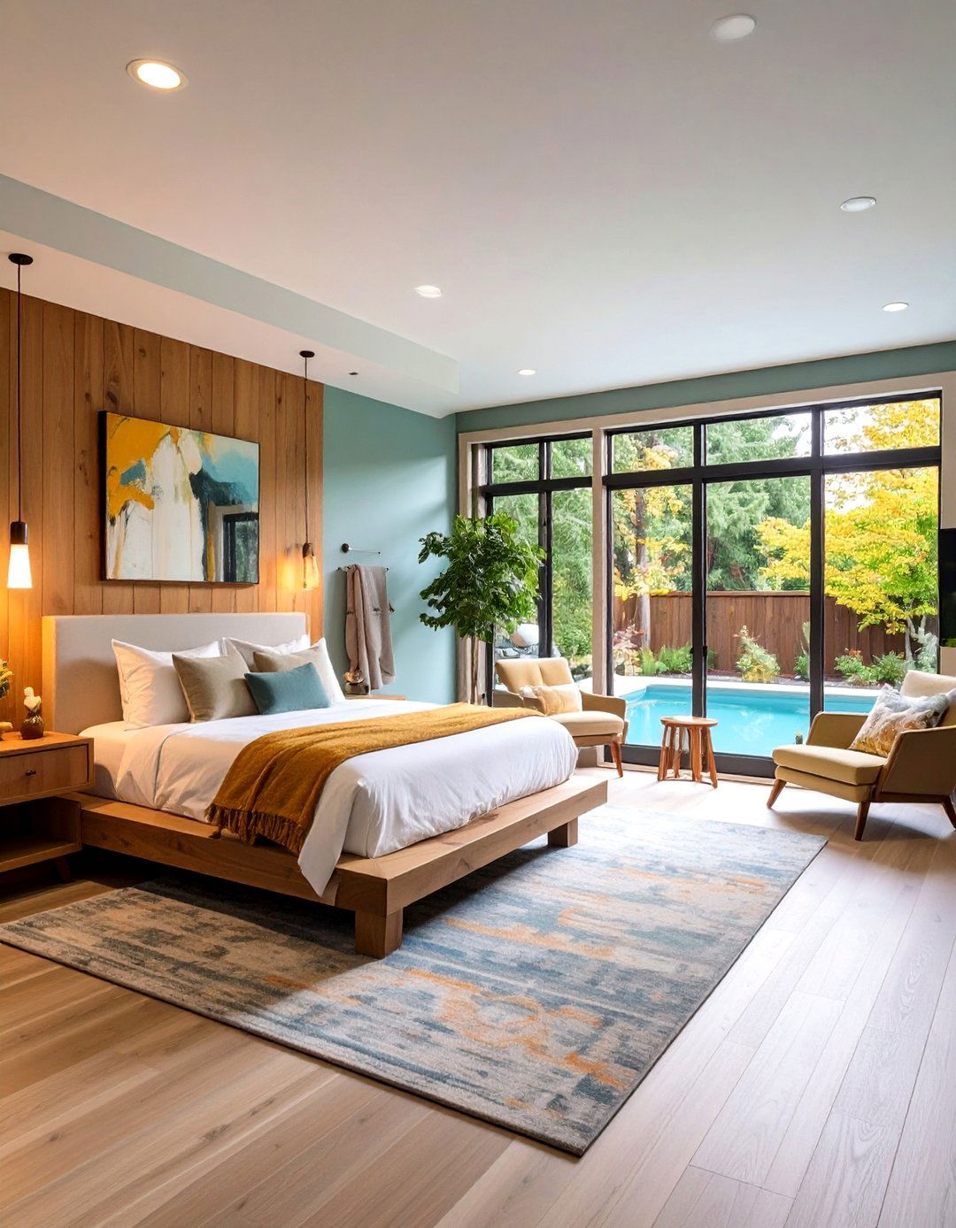 A Guest Suite with Private Bathroom - 30 ai basement remodel ideas