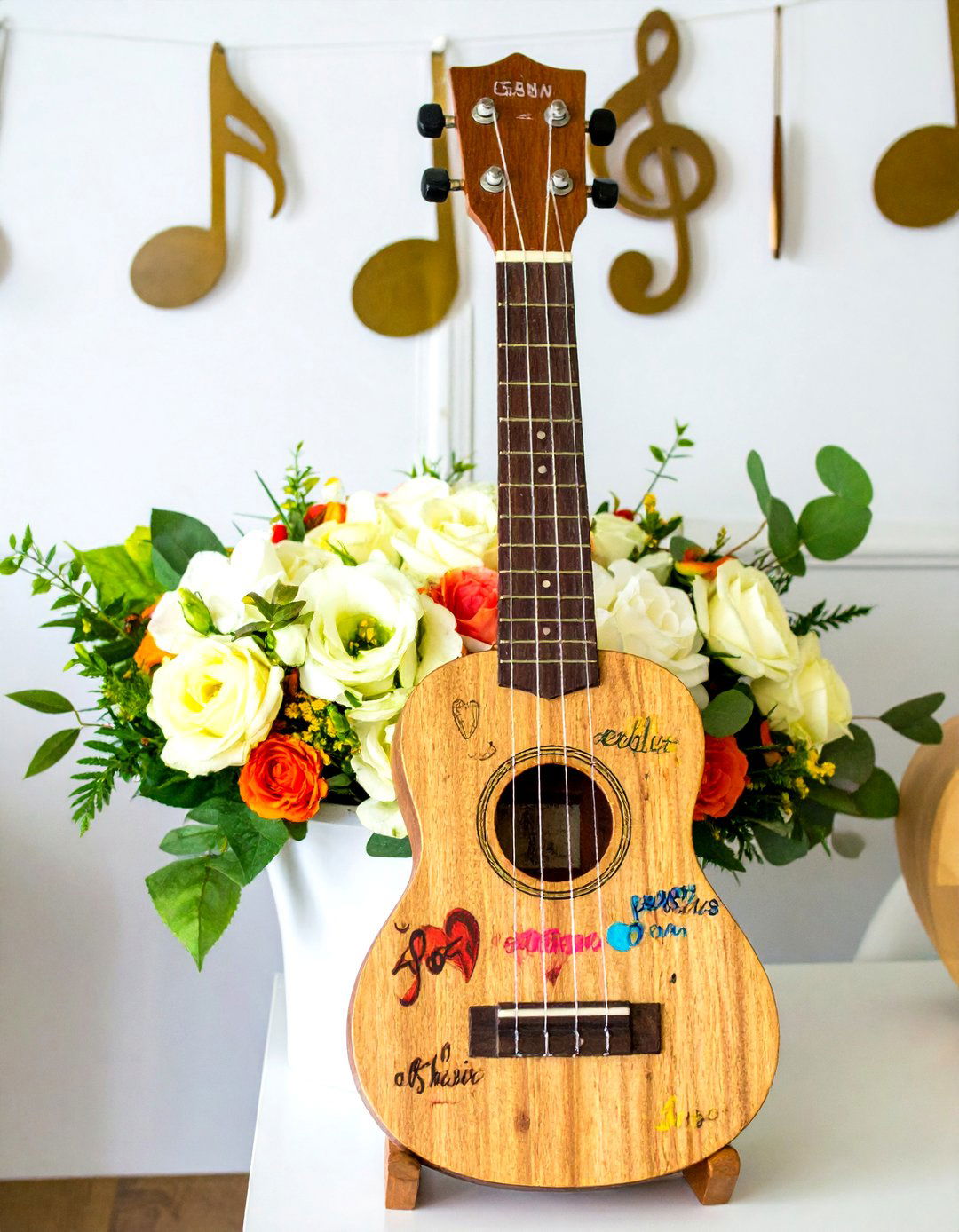 A Guitar or Ukulele Guest Book - 30 baby shower guest book ideas