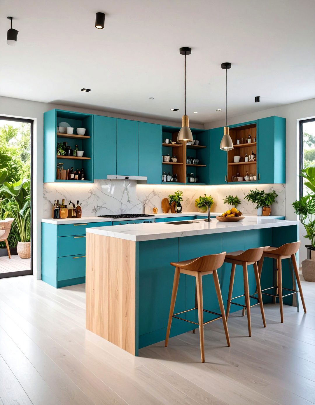 A Hidden or Convertible Kitchen Bar - 30 kitchen bar ideas