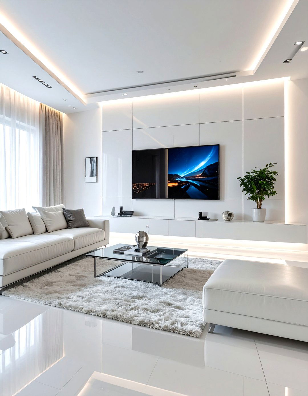 A High Tech Minimalist Living Room - 30 minimalist living room ideas