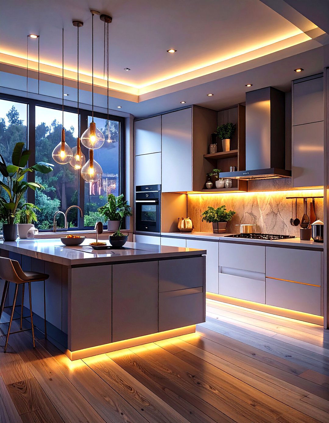 A High Tech Smart Kitchen Design - 30 online kitchen design tool ideas