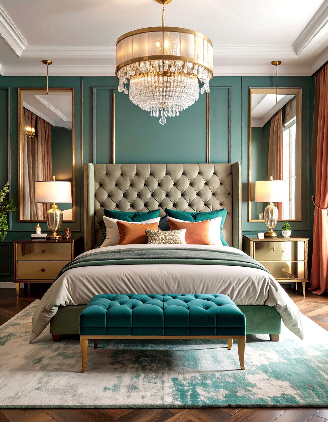 A Hollywood Regency Bedroom - 30 dream bedroom ideas