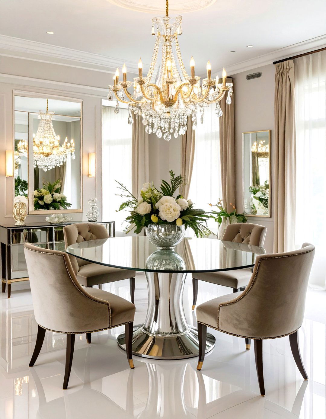 A Hollywood Regency Style Dining Room - 30 interior design education ideas
