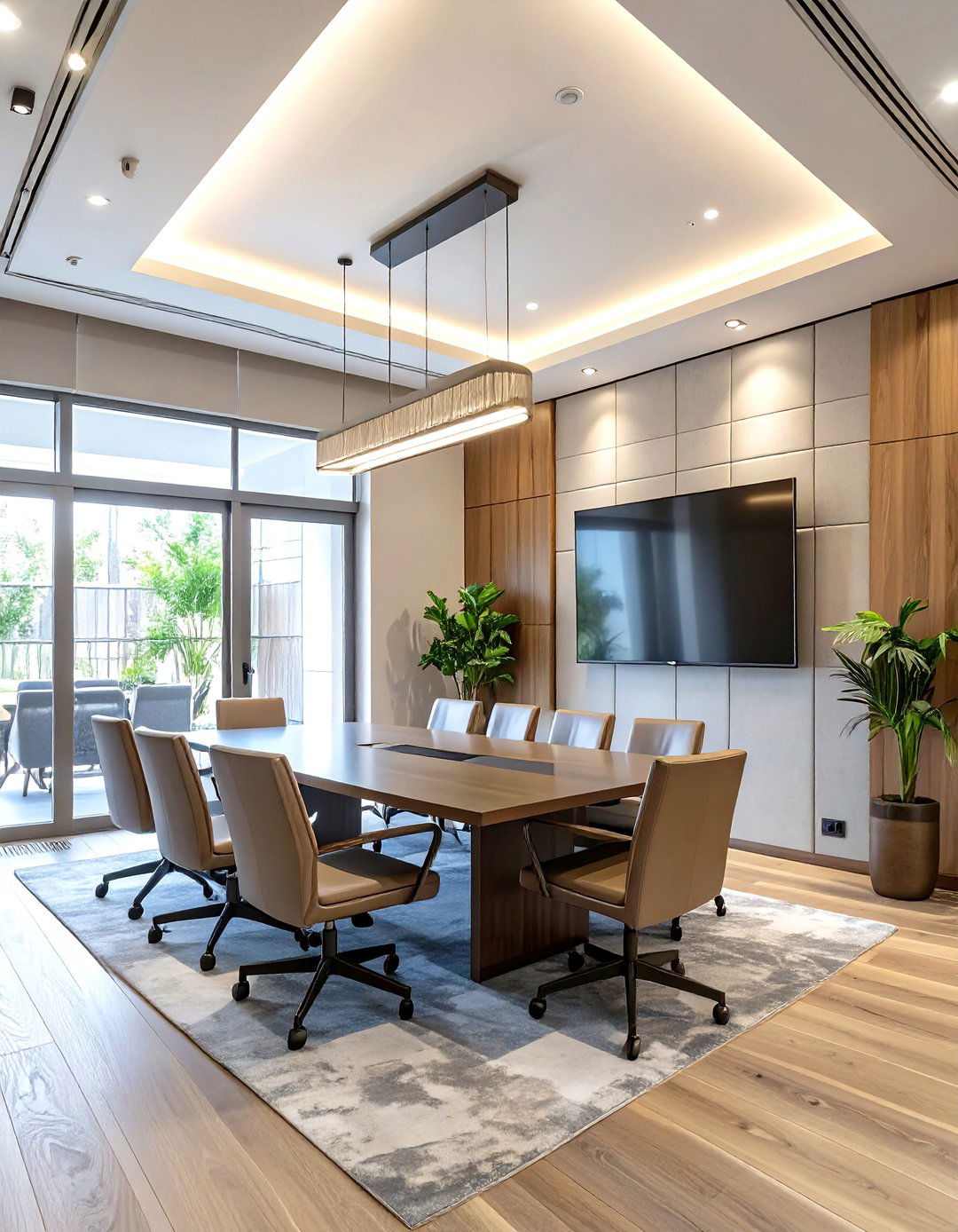A Home Business and Client Meeting Room - 30 garage addition ideas