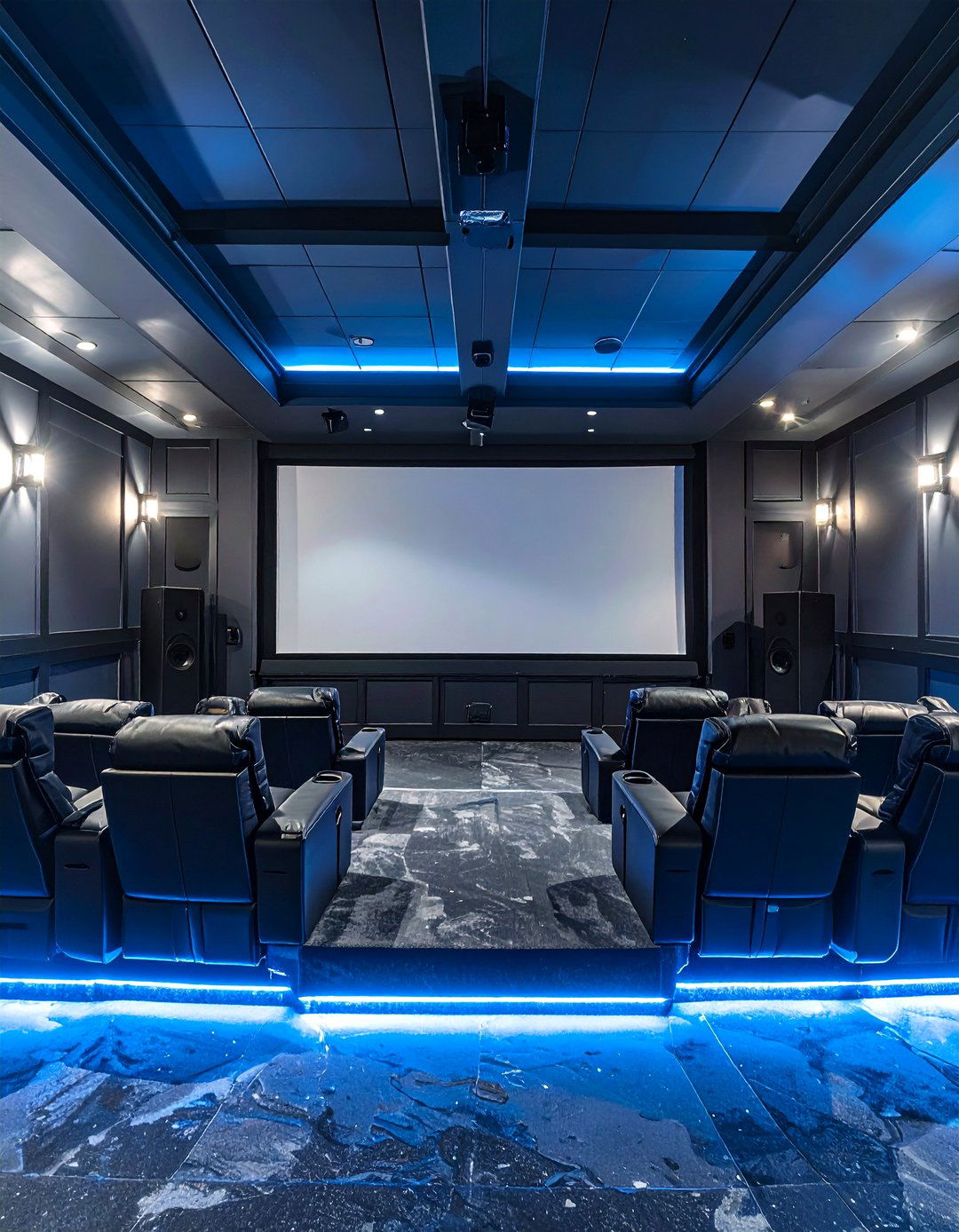 A Home Theater and Gaming Room - 30 attached garage addition ideas