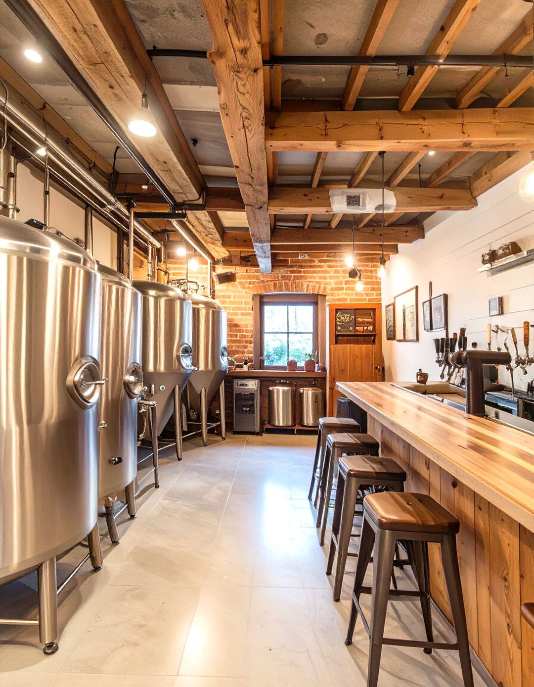 A Homebrewing Workshop and Taproom - 30 basement layout ideas