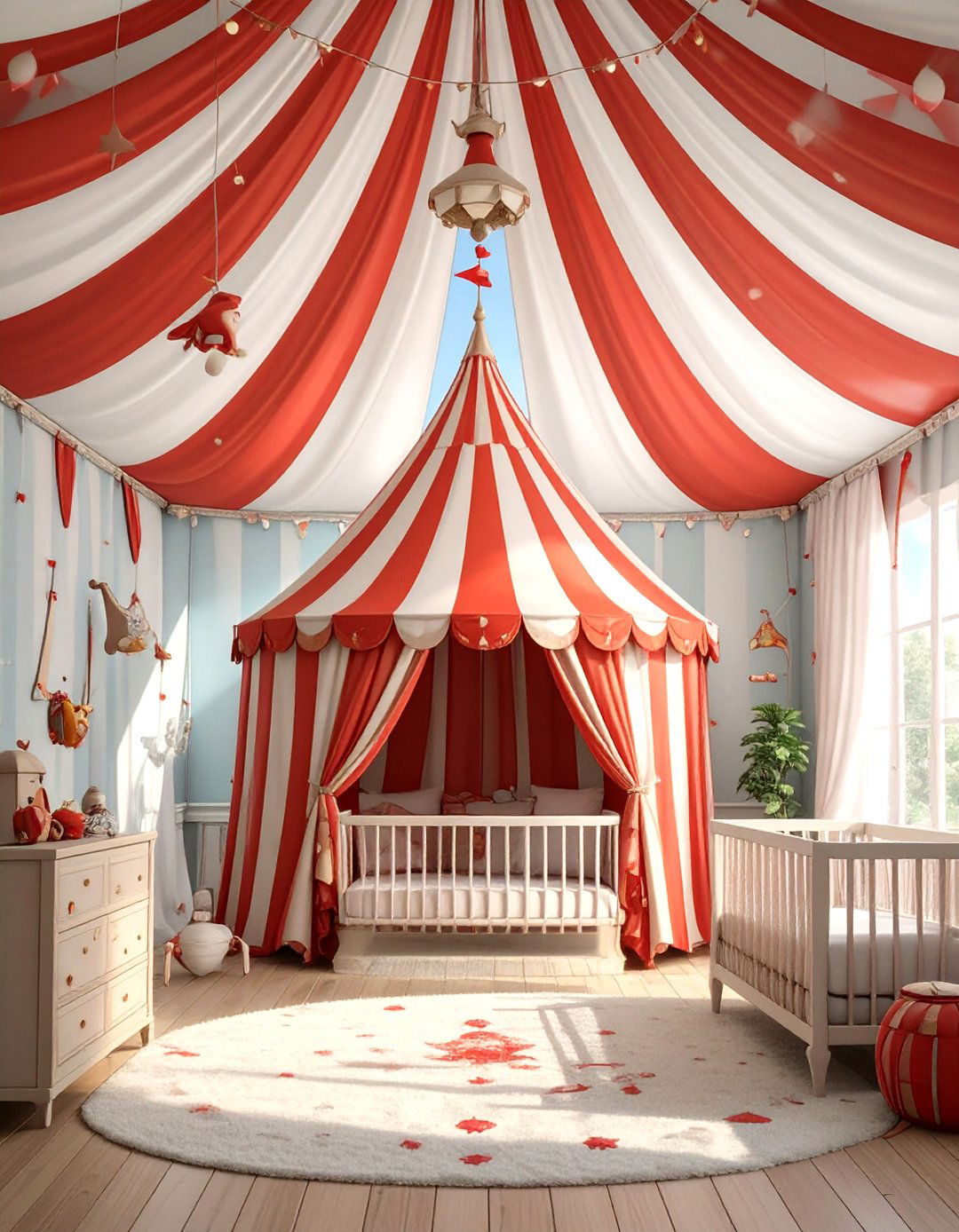 A Hot Air Circus Nursery - 30 nursery theme ideas