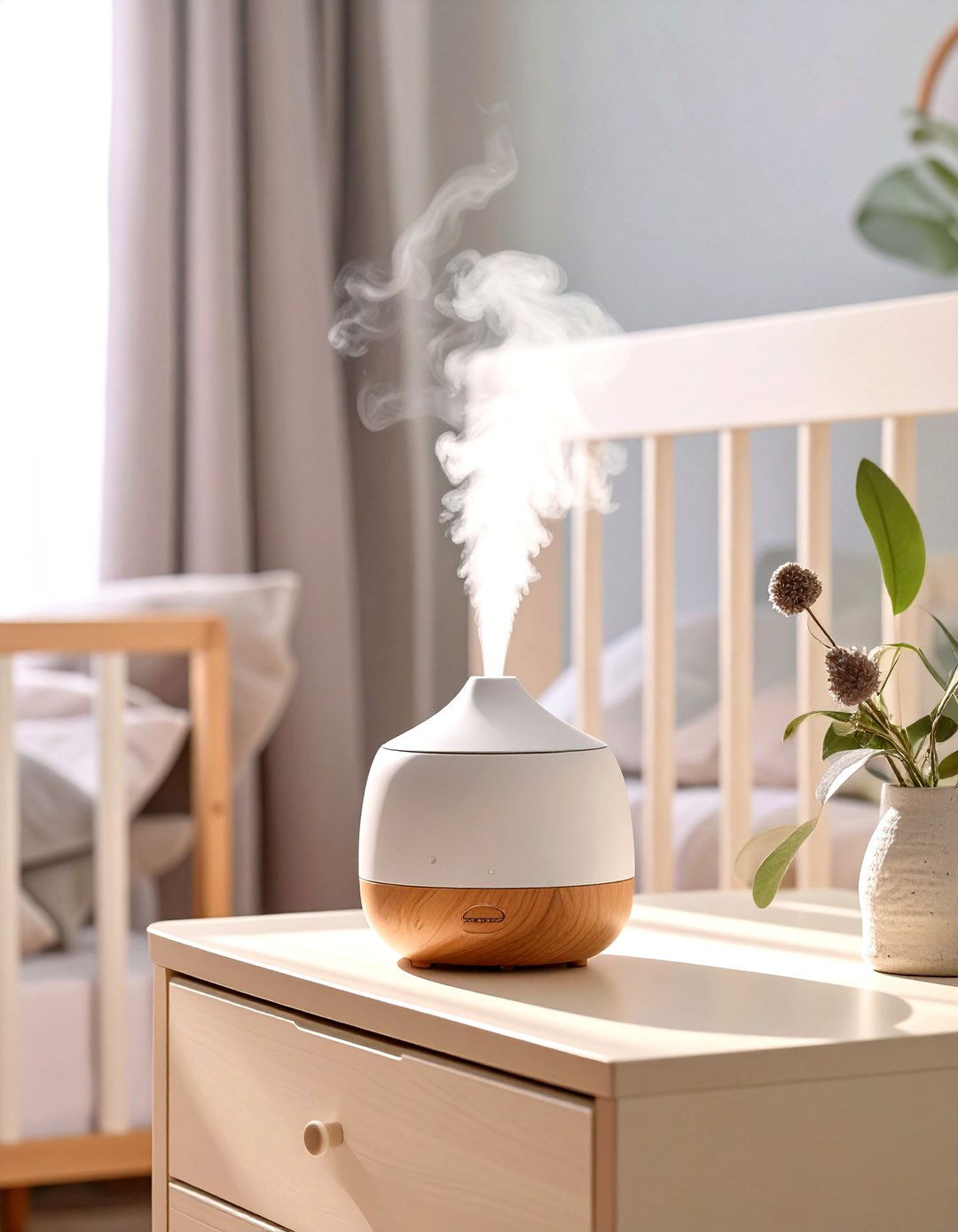A Humidifier and Essential Oil Diffuser - 30 unique baby shower gift ideas