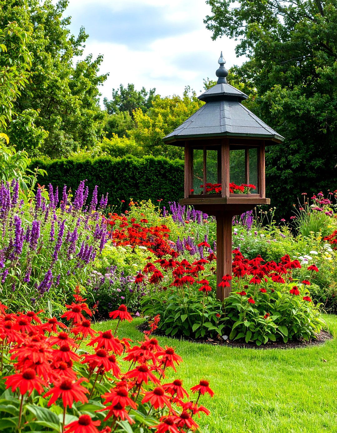 A Hummingbird and Butterfly Combination Garden - 30 layout butterfly garden design plans ideas