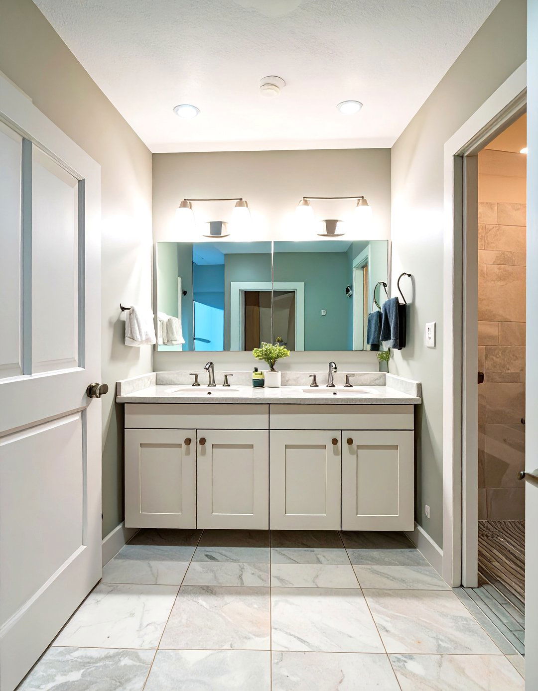 A Jack and Jill Bathroom with Separate Toilets - 30 jack and jill bathroom ideas