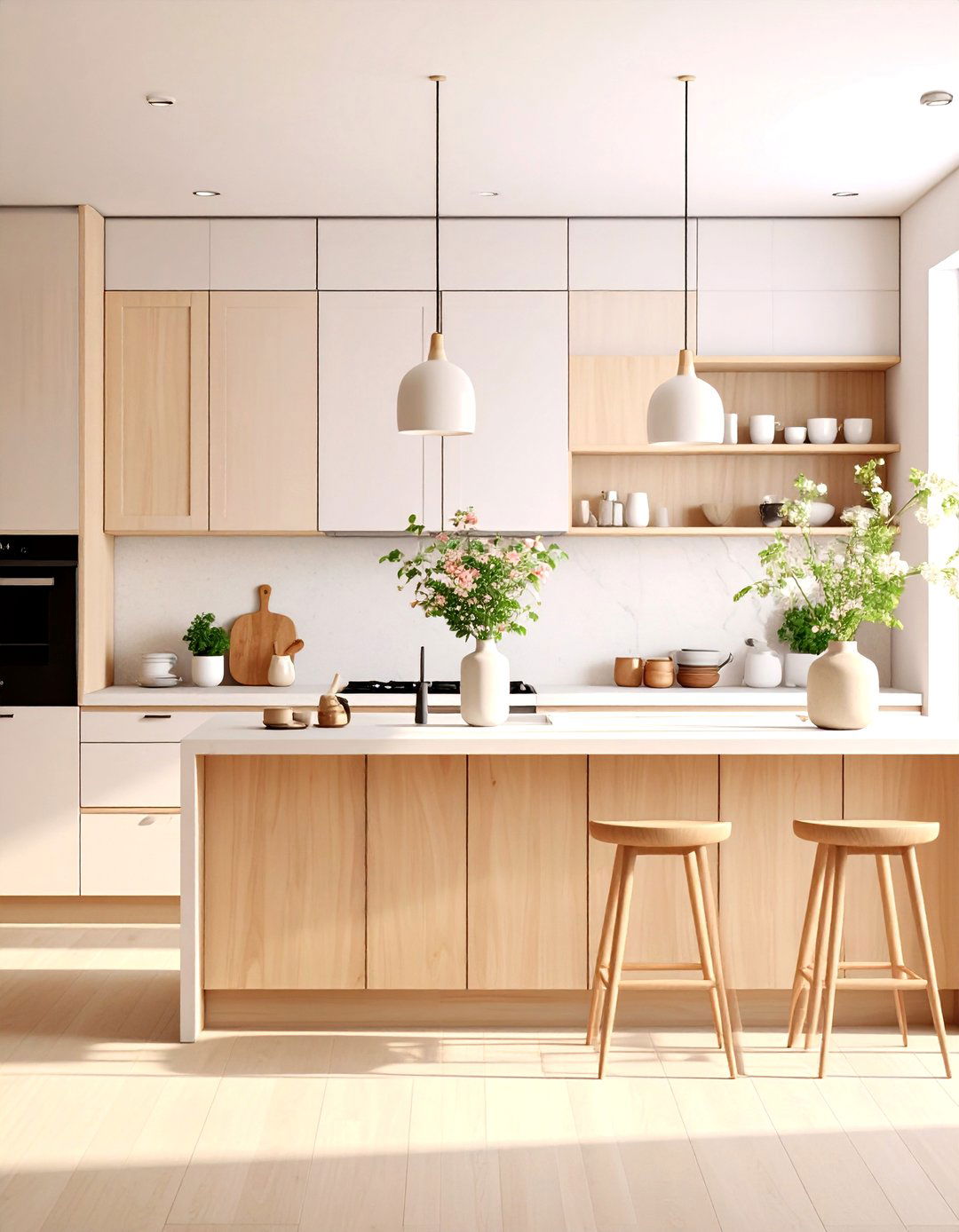 A Japandi Style Kitchen - 30 kitchen renovations ideas