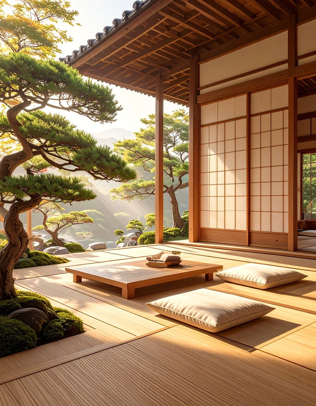 A Japanese Inspired Engawa Deck - 30 deck floor covering ideas