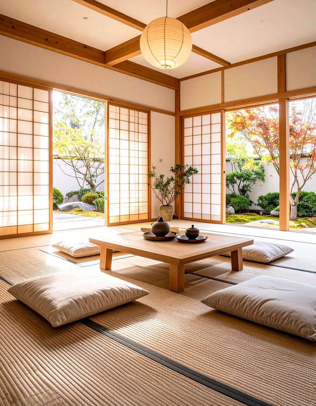 A Japanese Inspired Tea Room - 30 ai basement remodel ideas