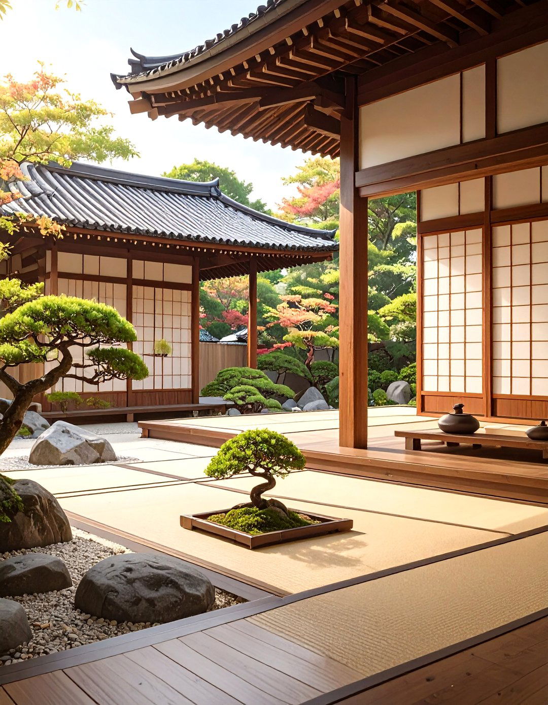 A Japanese Teahouse Pavilion - 30 deck enclosure ideas