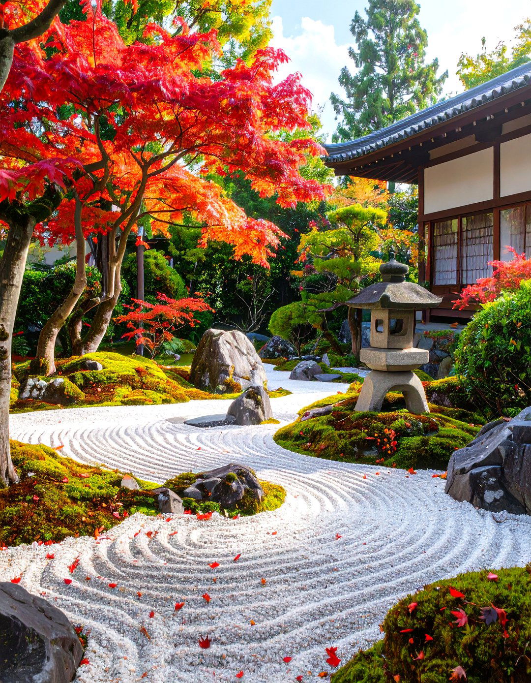 A Japanese Zen Garden Backyard - 30 outdoor backyard ideas