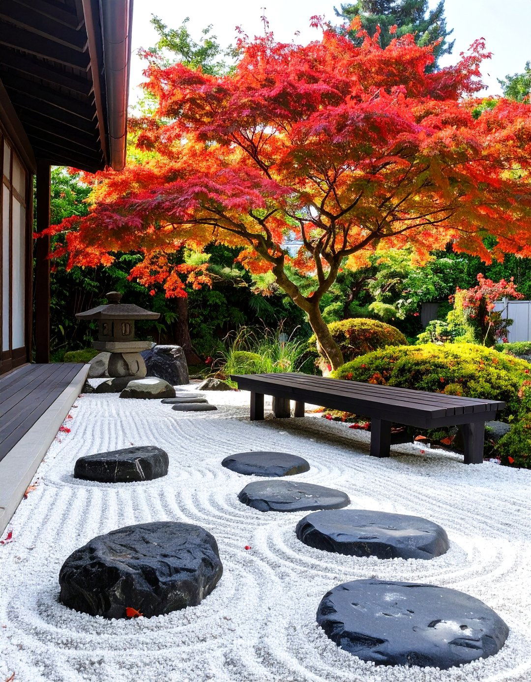 A Japanese Zen Garden Patio - 30 back patio designs