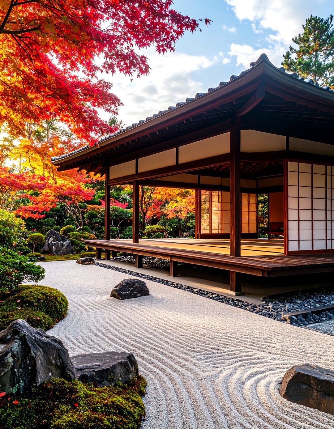 A Japanese Zen Garden Teahouse - 30 backyard canopy ideas
