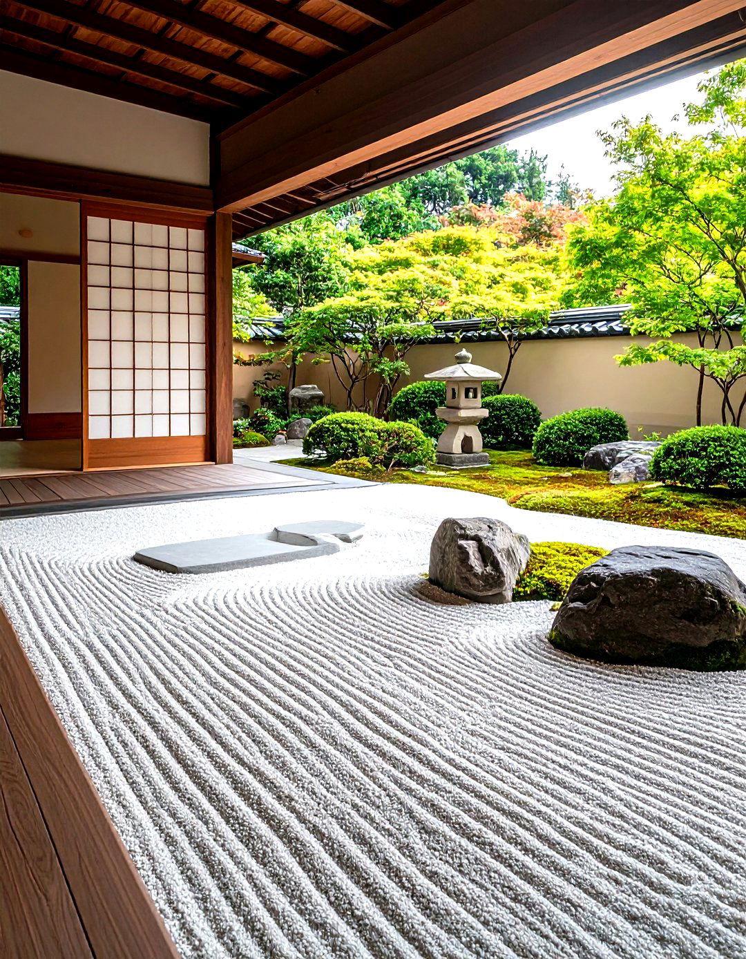 A Japanese Zen Garden Viewing Room - 30 outdoor room ideas