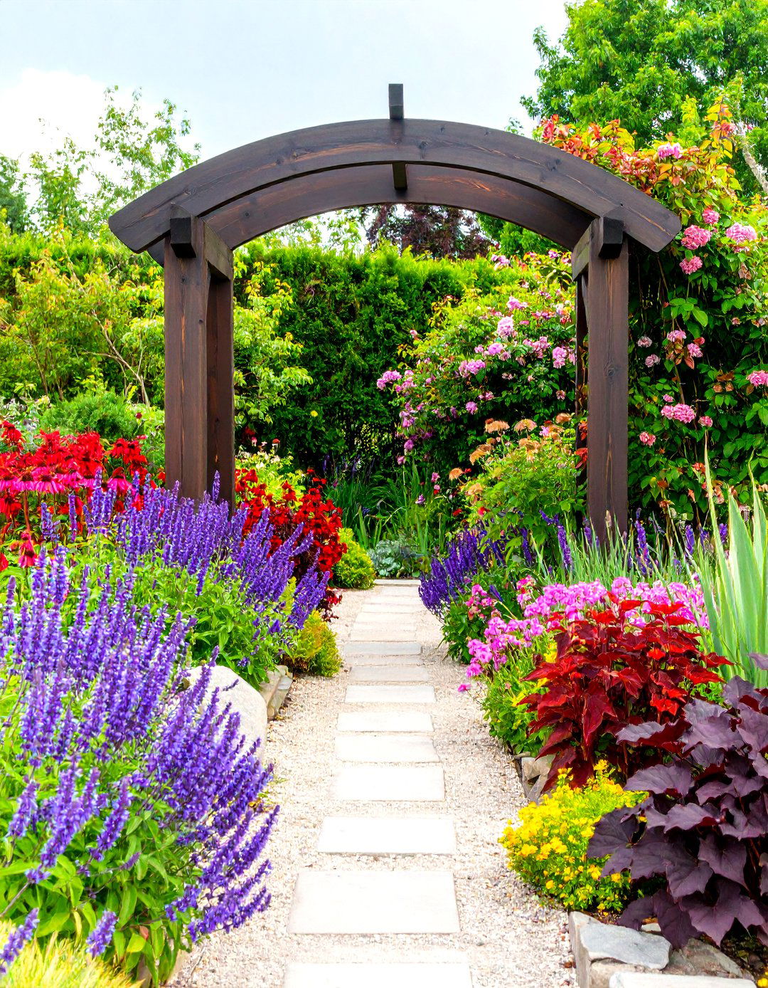 A Jewel Toned Cottage Garden - 30 cottage garden ideas