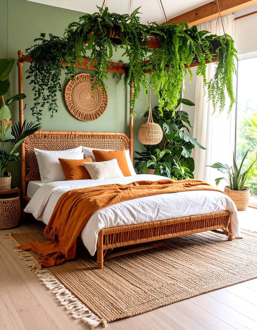 A Jungle Inspired Urban Boho Bedroom - 30 ai boho chic bedroom ideas