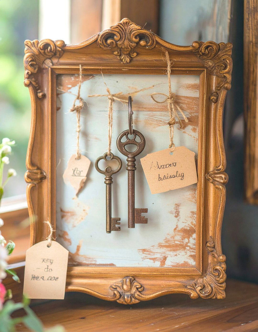 A Key to a Happy Marriage Advice Board - 30 wedding shower decor ideas