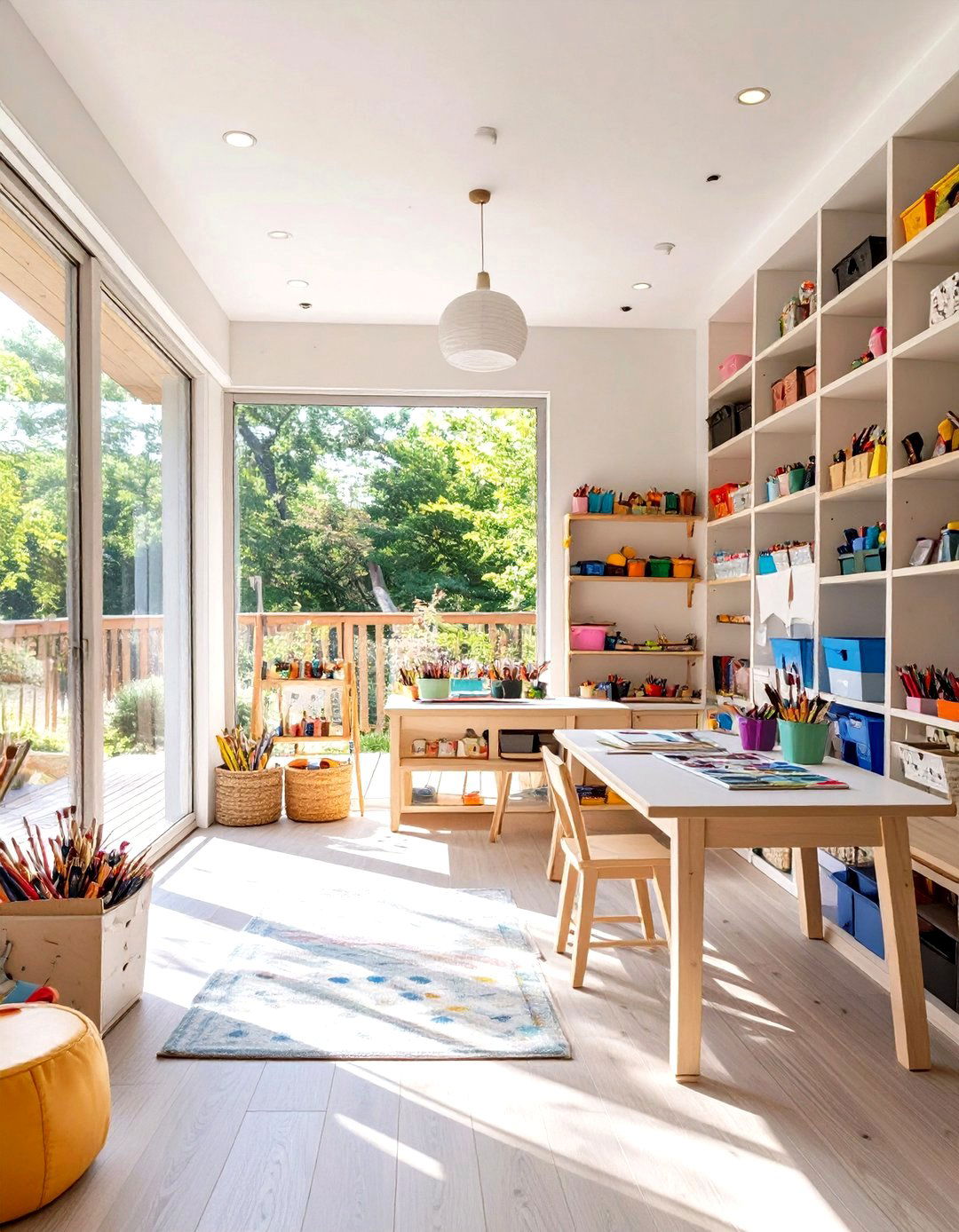 A Kids Art and Craft Studio - 30 deck enclosure ideas