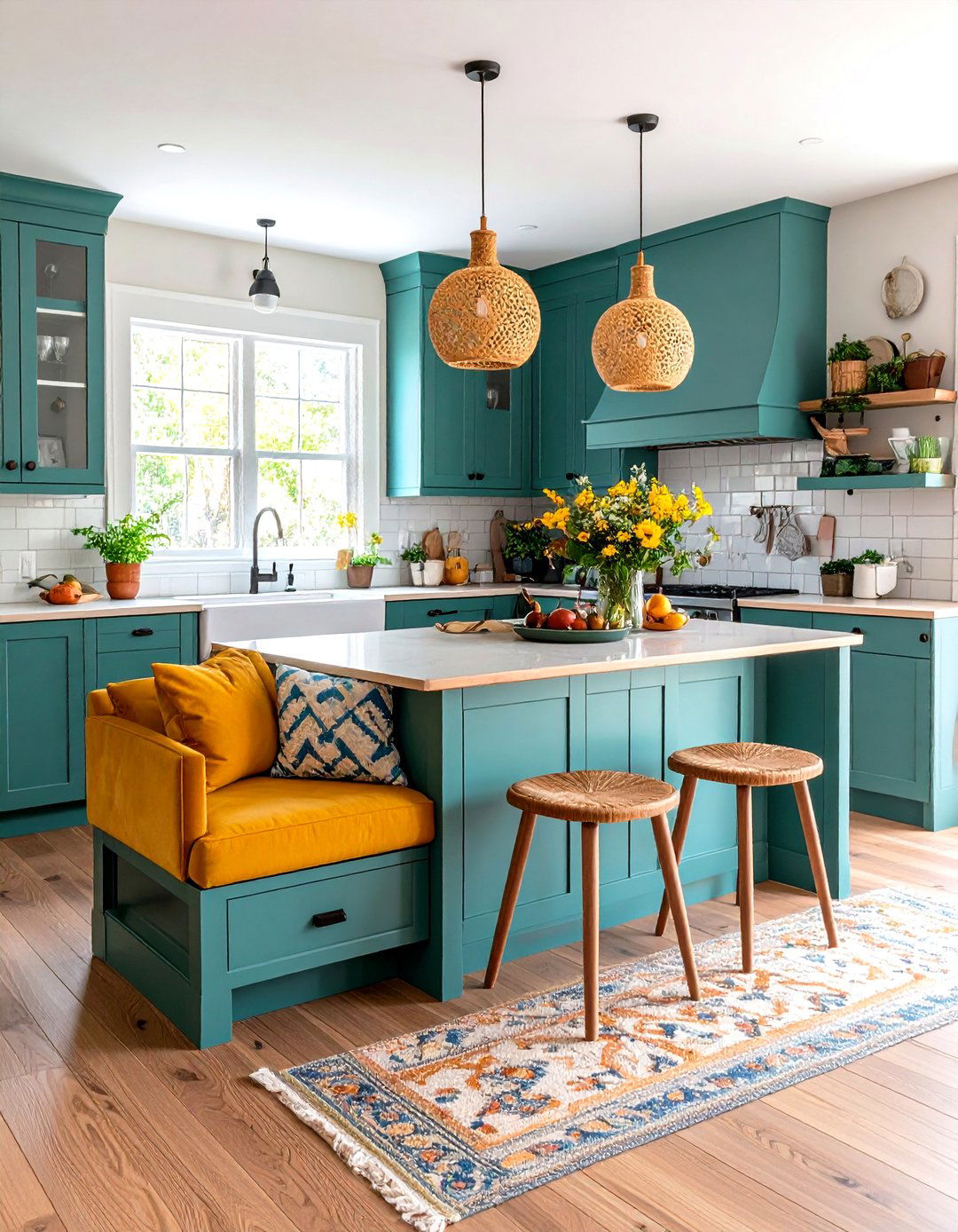 30 Kitchen Island Ideas with Seating for the Family - We Love Home Blog