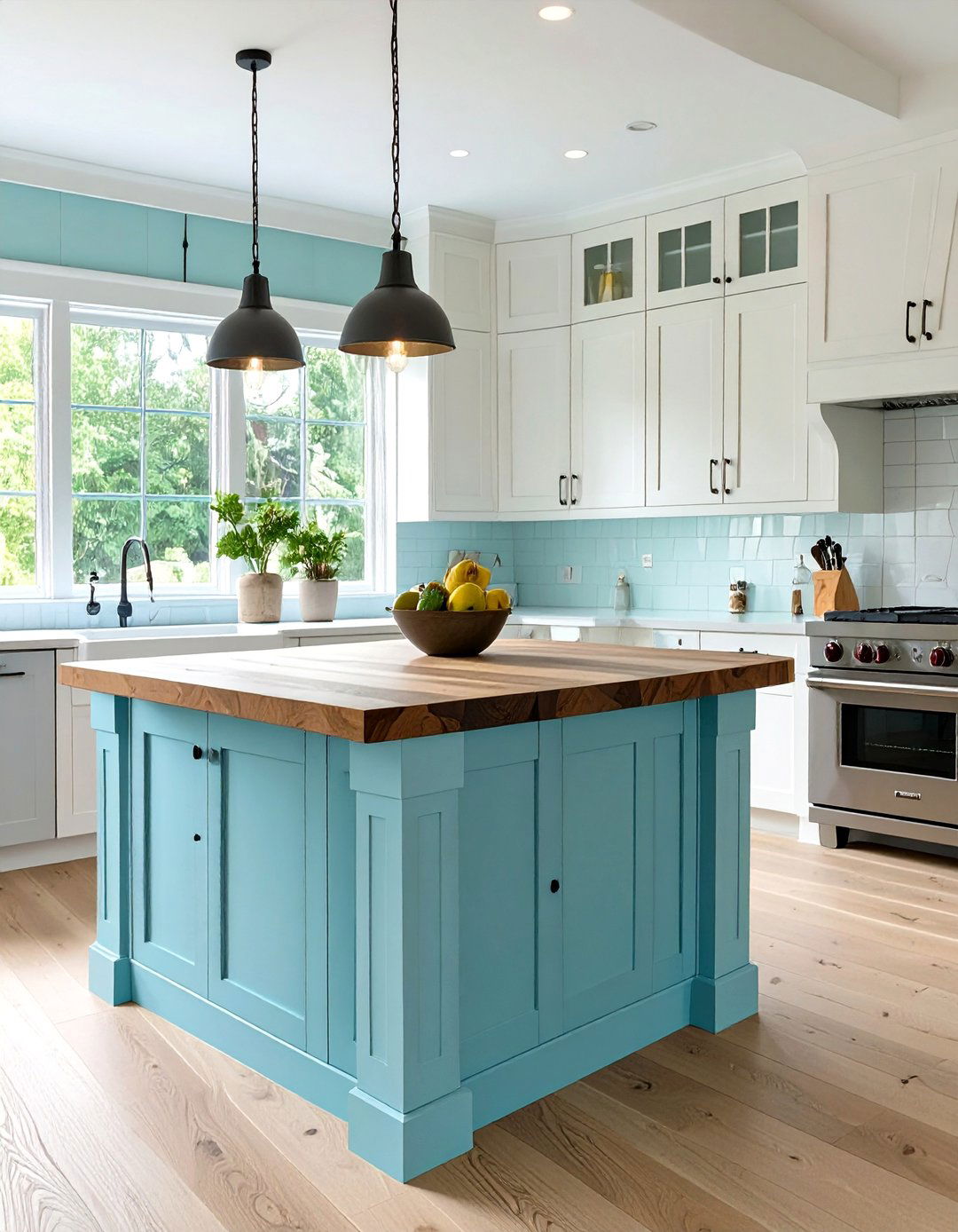 A Kitchen Island with Craftsman Details - 30 arts and crafts interior design ideas