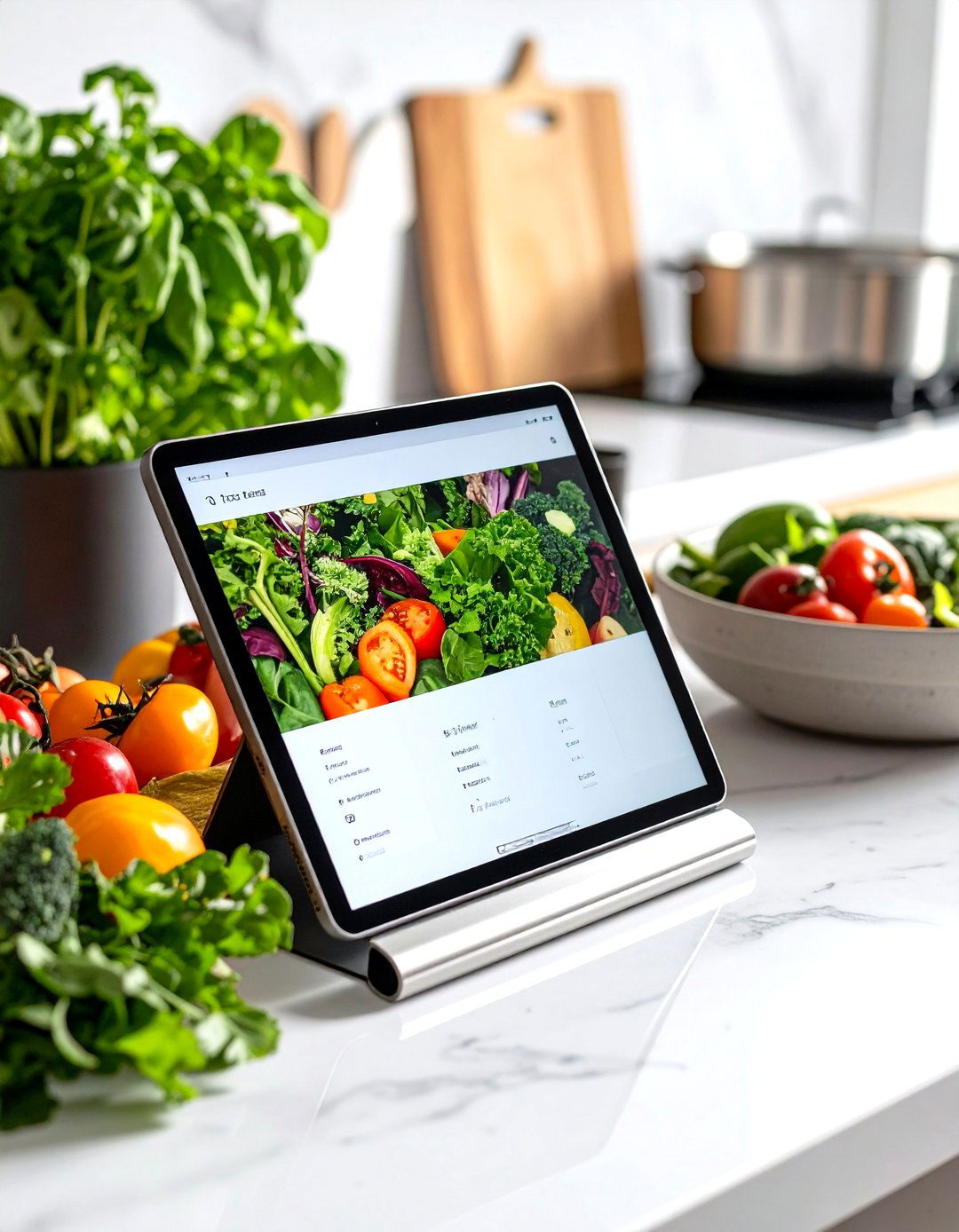 A Kitchen Tablet Stand - 30 kitchen gift ideas