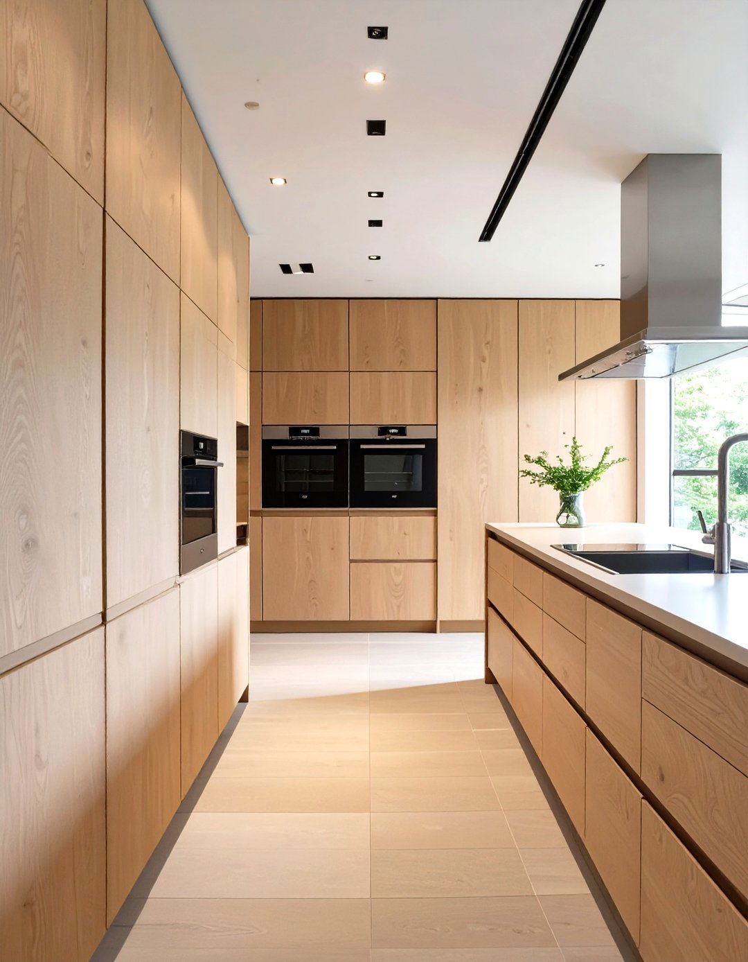 A Kitchen with Concealed Storage - 30 modern japanese interior design ideas