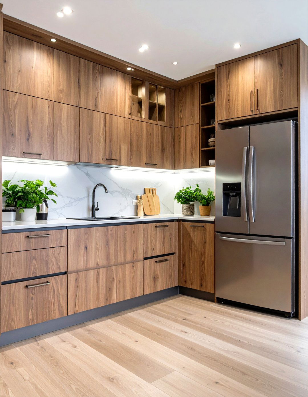 A Kitchen with Hidden Storage - 30 design a kitchen ideas