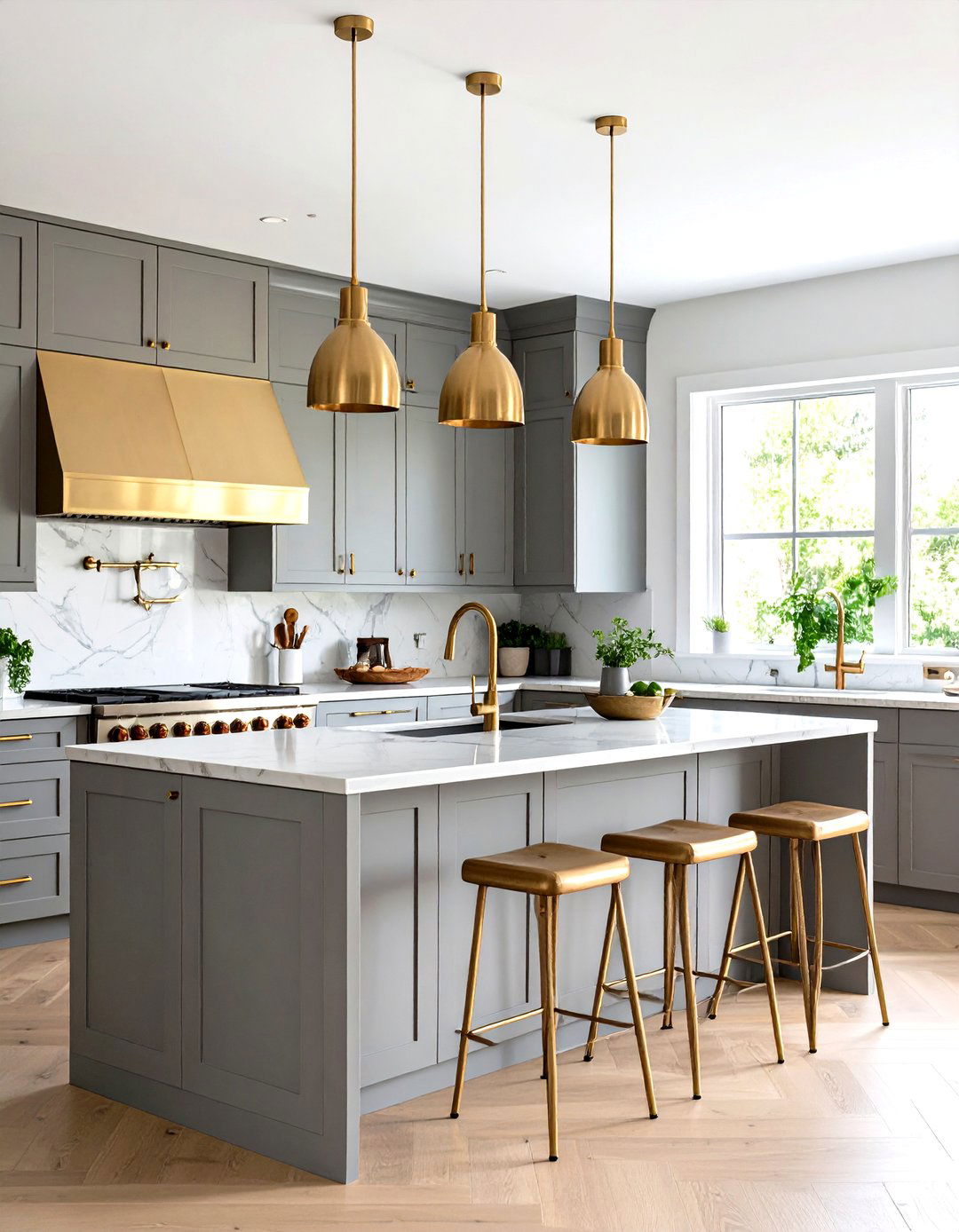 A Kitchen with Metallic Accents - 30 design a kitchen ideas