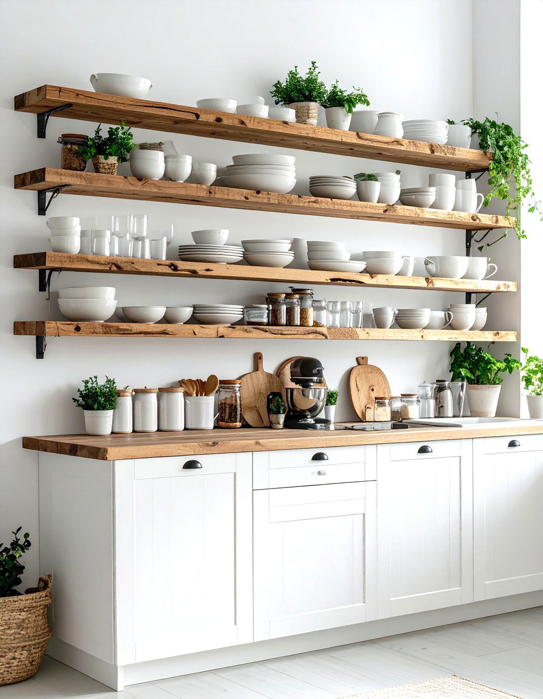 A Kitchen with Open Shelving - 30 design a kitchen ideas